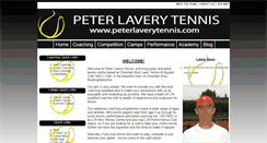 Desktop Screenshot of peterlaverytennis.com